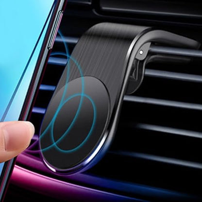Magnetic Car Phone Mount Holder for Cell Phones Air Vent Phone Bracket Navigation for Smartphones Easy Installation Calling
