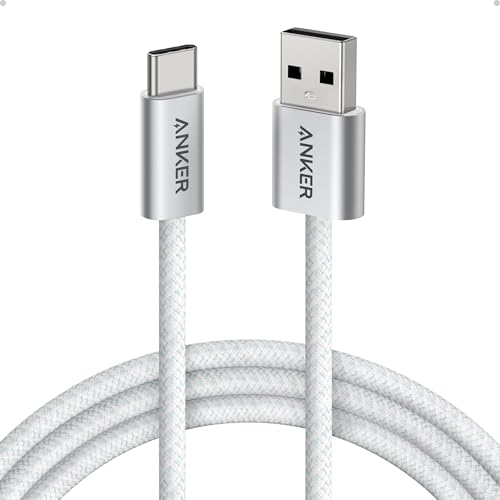 Anker Zolo USB to USB C Cable for CarPlay (6 ft, White) - color: White, size: 6FT