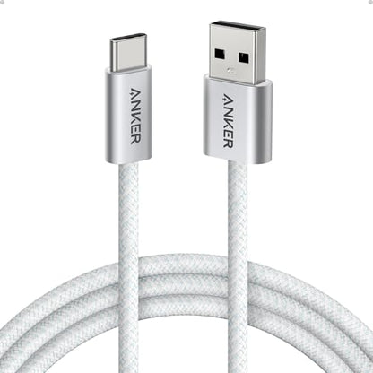 Anker Zolo USB to USB C Cable for CarPlay (6 ft, White) - color: White, size: 6FT