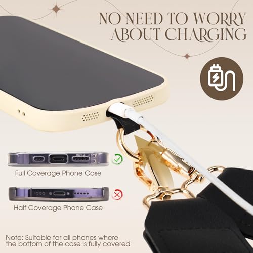 4 Pack Clip and Go Strap for Phone with Wallet,Cute - style: Cute