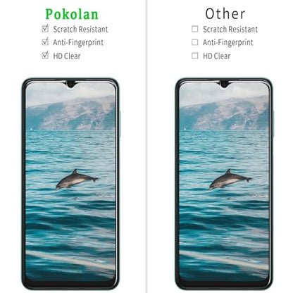 Pokolan Screen Protector for Samsung Galaxy A13 5G Tempered Glass Film - size: Galaxy A13