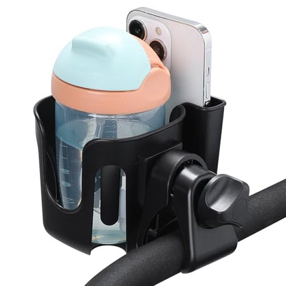 Accmor Stroller Cup Holder, Cup Holder for Walker Bike Wheelchair - color: Black