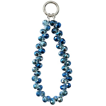 TENOC Beaded Phone Wrist Strap, Navy Blue - color: A-navy Blue