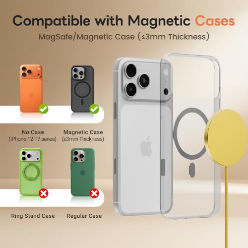 MagSafe 25W Magnetic Wireless Charger Fast Charging Pad for iPhone - color: Light Yellow