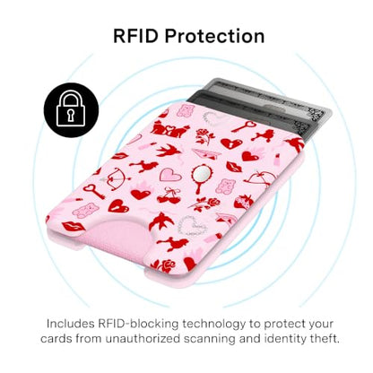 VELVET CAVIAR compatible with MagSafe Wallet 2.0 | Magnetic Card Holder Wallet for iPhone 17/16/15/14/13/12 or Phone Cases compatible with MagSafe | Lover Girl Holo - color: Lover Girl Holo