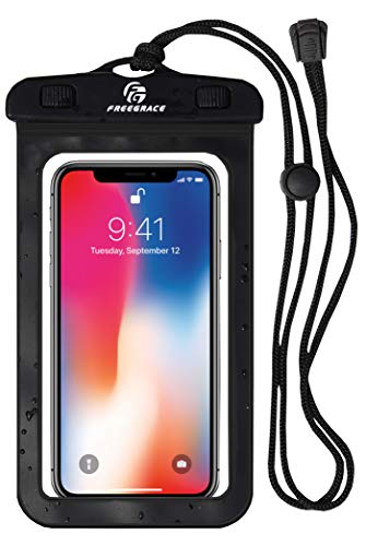 Freegrace Waterproof Pouches with Waist Strap / Pouch Case Bundle Set- Keep Your Phone & Valuables Dry and Safe - Waterproof Dry Bags for Boating Swimming Snorkeling Kayaking Beach Water Parks Pool - color: Phone Case