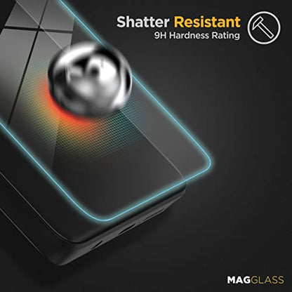 magglass (2 Pack Screen Protector for Motorola Edge 2022 (UHD) Case Compatible, Full-Coverage Tempered Glass (Designed for Moto Edge 2022) - size: Moto Edge (2022)