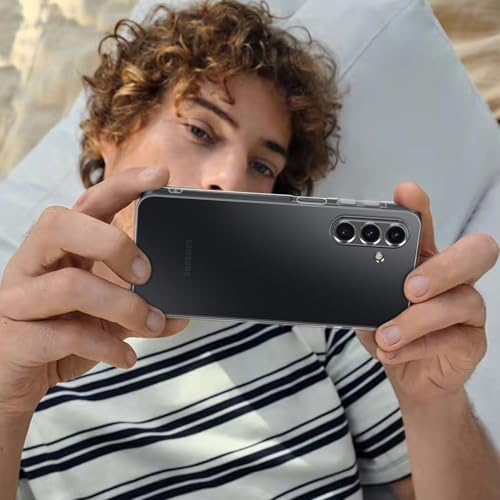 TENOC Phone Case for Samsung Galaxy A17 4G/5G, Clear Case Shockproof Protective Bumper Slim Cover - color: Clear, size: A17