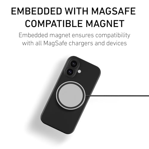 PEEL Magnetic Case for iPhone 16 (Black) - color: Black, size: Magnetic