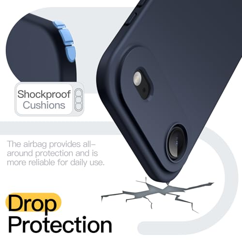JETech Slim Case for iPhone Air, Deep Blue - color: Deep Blue