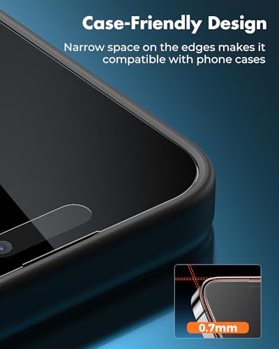 UNBREAKcable 4PCS Screen Protector for iPhone 14 Pro Max - 2 Privacy Tempered Glass+2 Clear Glass Double Shatterproof [Installation Frame] [9H Hardness] [Case Friendly] Anti-Scratch iPhone 6.7 inch - size: iPhone 14 Pro Max
