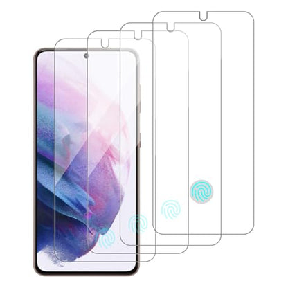 4 Pack Glass Screen Protector Compatible for Samsung Galaxy S21 5G / SM-g991u [9H Hardness]-HD Screen Tempered Glass, Scratch Resistant,Easy Install [Case Friendly] - size: Galaxy S21 5G