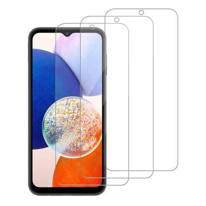 3 Pack for Samsung Galaxy A14 5G Tempered Glass Screen Protector - size: Galaxy A14 5G