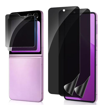 2 Sets Privacy Screen Protector for Samsung Galaxy Z Flip 5 6.7" - size: Samsung Galaxy Z Flip 5