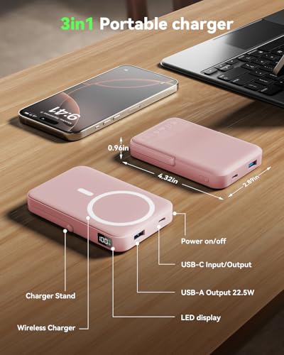 Power Bank for Magsafe Charger 10000mAh Portable Charger