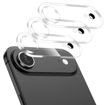imluckies 3 Pack for iPhone 17 Air 6.5" Camera Lens Protector, HD Clear Tempered Glass Camera Accessories, 9H Hardness Anti-Scratch Screen Cover, Case Friendly[Not Affect Night Shots] - size: 17 Air-Clear