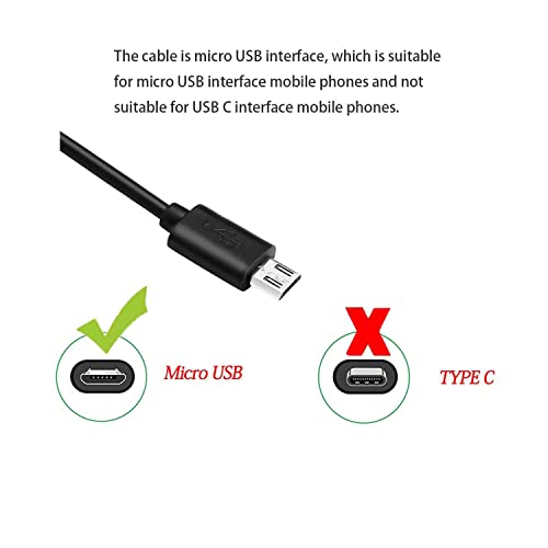 Car Charger with Micro USB Cable for Samsung Galaxy S7 Edge/A10/S6/J7/J8/J6/A9,LG K20/K30/G4/Stylo 3,Motorola X/Moto E7/E6/G5,HTC m9/m8,Other Micro USB Devices