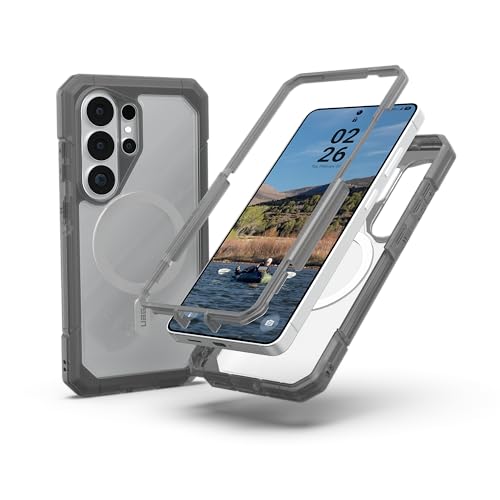 URBAN ARMOR GEAR UAG for Samsung Galaxy S26 Ultra Case 6.9" Trooper - Magnetic Charging Compatible Full Body with Port Protection Rugged Military Drop Tested Protective Cover, Clear/Ash - color: Trooper - Clear/Ash