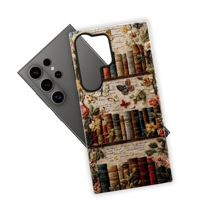 Compatible with Samsung Galaxy S26 Ultra Case,Glossy Case All-Round Protection Shockproof Anti-Scratches TPU Cover,Cases for Man Woman-Antique Bookshelf - color: Antique Bookshelf, size: Galaxy S26 Ultra