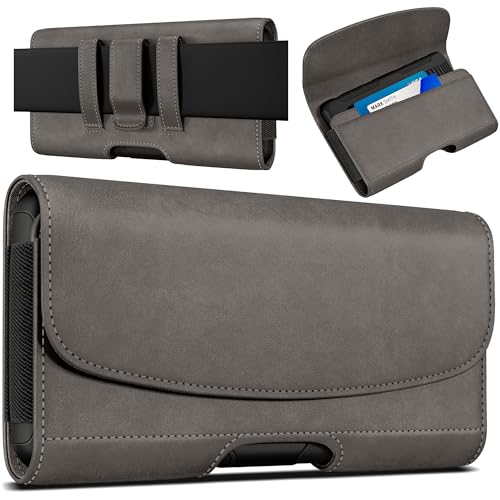 PiTau Holster for iPhone SE 8 7 6s 6 - color: Pewter, size: Small