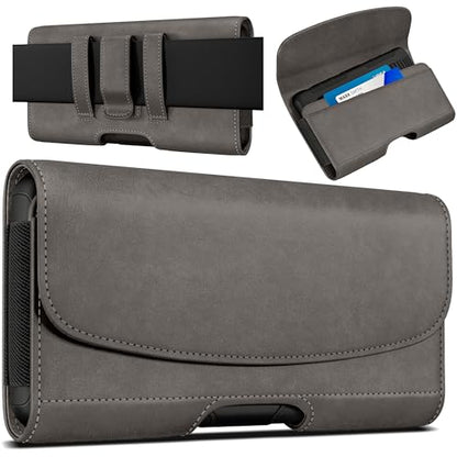 PiTau Holster for iPhone SE 8 7 6s 6 - color: Pewter, size: Small