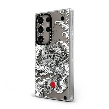 CASETiFY for Galaxy S24 Ultra Case - Impact Clear | Not Yellowing | 6.6 ft. Drop Protection | Power Dragon | Clear - color: Power Dragon by Gabe Shum, size: Galaxy S24 Ultra
