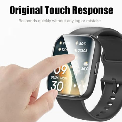 Lamshaw Compatible Screen Protector for LIGE FV12 Smartwatch, 6 Pack TPU Clear Film, 1.43 Inches