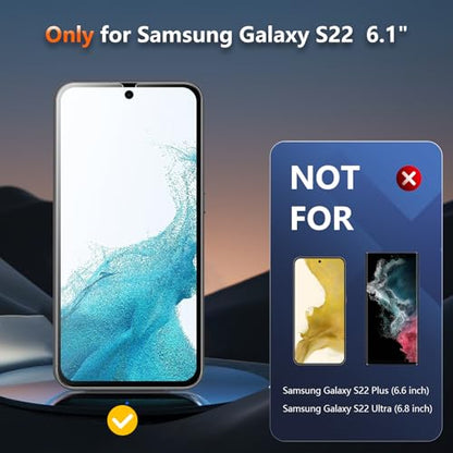 [2 Pack] for Samsung Galaxy S22 Matte Privacy TPU Screen Protector (Not Glass), Anti Glare, Fingerprint Sensor Compatible, Full Adhesive Flexible Film, Easy Installation - size: Galaxy S22