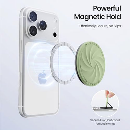 ORNARTO Vortuxe for MagSafe Phone Grip with Kickstand, Matcha - color: Matcha