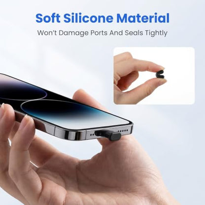 50PCS USB C Dust Plug Cover Silicone Charging Port Protector Caps