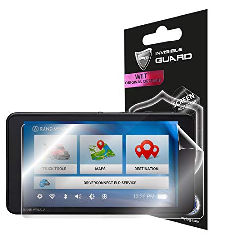 IPG For Rand McNally TND 540-550 LM 5" GPS Truck Navigator Screen Protector Invisible Ultra HD Clear Film Anti Scratch Skin Guard - Smooth/Self-Healing/Bubble -Free