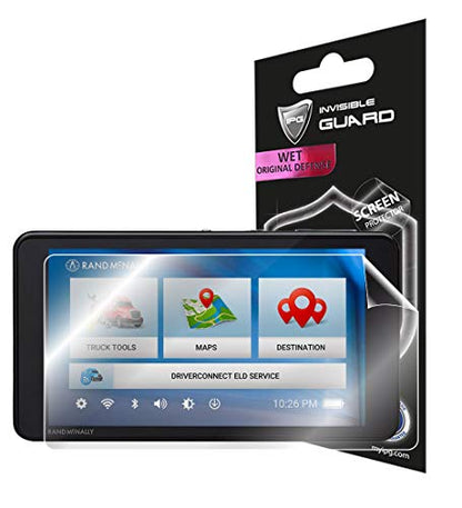 IPG For Rand McNally TND 540-550 LM 5" GPS Truck Navigator Screen Protector Invisible Ultra HD Clear Film Anti Scratch Skin Guard - Smooth/Self-Healing/Bubble -Free