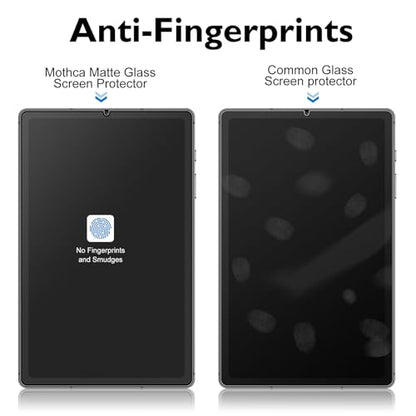 Mothca Matte Glass Screen Protector for Samsung Galaxy Tab S6 Lite 10.4-inch (2024/2022/2020) Anti-Glare & Anti-Fingerprint Tempered Glass Film, Smooth as Silk, Case Friendly, S Pen Compatible - size: S6 Lite 10.4"