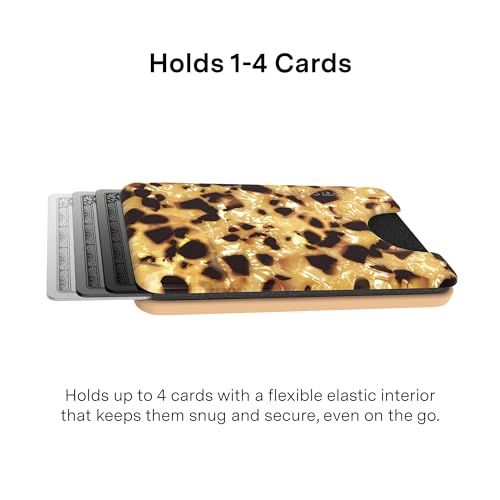 VELVET CAVIAR compatible with MagSafe Wallet - Magnetic Card Holder - color: Blonde Tortoise Shell
