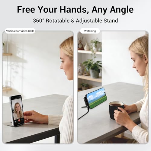 2-Pack Invisible Holder Charger, 65W, 4.9FT, 2-in-1 - size: 2PCS ( USB-A to USB-C )