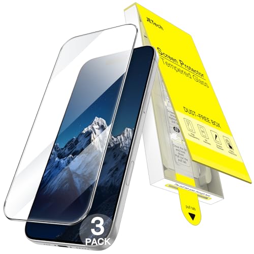 JETech Screen Protector for iPhone 16, 3-Pack - size: iPhone 16