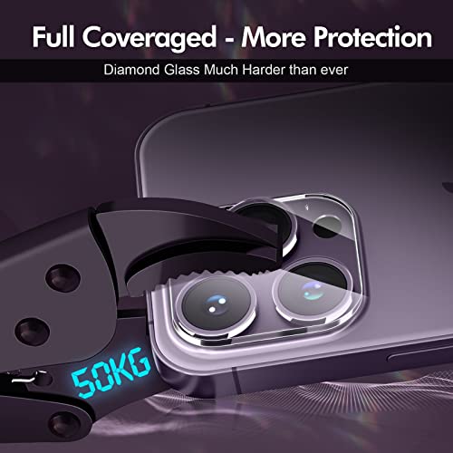 3PCS Rear Back Camera Lens Protector Tempered Glass for iPhone 14 Pro Max, iPhone 15 Pro Max - HD Clear Full Coverage Guard - color: for iPhone 14 pro/14 pro max/15 pro/15 pro max