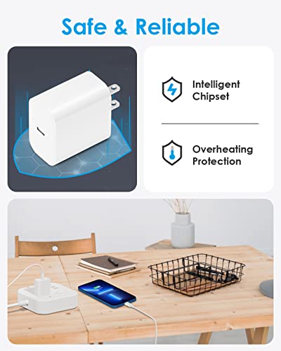 AISNI Fast Charger for iPhone 14 13 with 10 Ft iPhone Charger Cable - color: White, size: 10ft