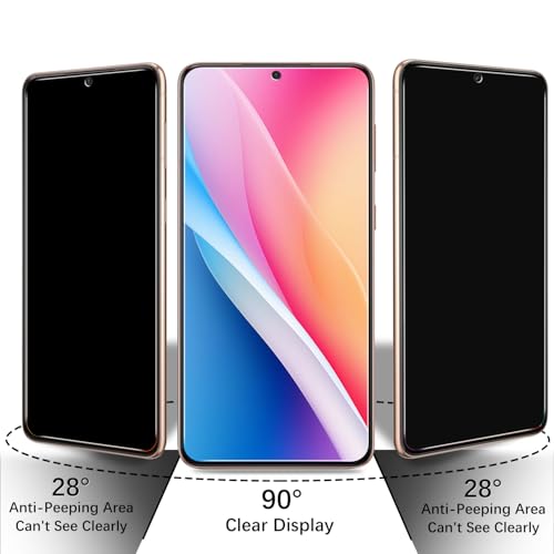 Pokolan Privacy Screen Protector for Samsung Galaxy S21 5G Tempered Glass - size: Samsung Galaxy S21 6.2-inches