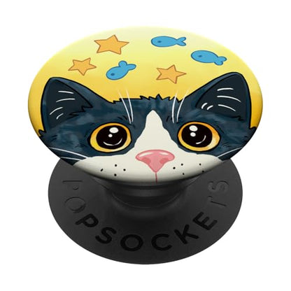 PopSockets Phone Grip – Cat PopSocket - Boss The Cat PopSockets Adhesive PopGrip - style: Adhesive PopGrip