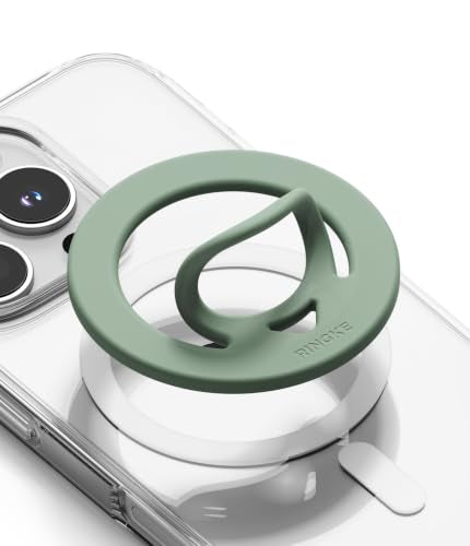 Ringke for MagSafe Phone Grip [Double Sided Magnetic Holder] Olive Green - color: Olive Green
