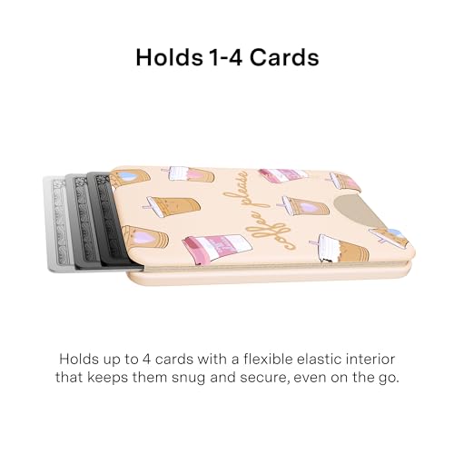 VELVET CAVIAR compatible with MagSafe Wallet - Magnetic Card Holder - color: Coffee