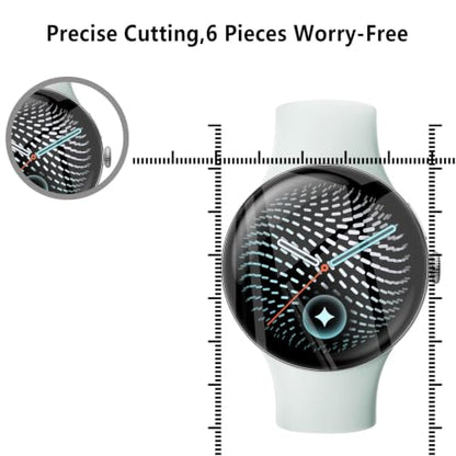 6-Pack for Google Pixel Watch 5 41mm Screen Protector, Soft Flexible TPU Ultra-Thin Self-Healing Bubble-Free Protective Film for Pixel Watch 5 41mm, HD Clear Case-Friendly Easy Installation - size: Google Pixel Watch 5 41mm