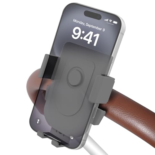 Baby Stroller Phone Holder, Universal Handlebar Phone Mount Grey