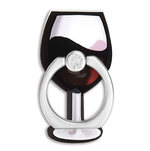 VELVET CAVIAR Cell Phone Ring Holder - Finger Ring & Stand - Improves Phone Grip Compatible with iPhone, Galaxy, Most Smartphones (Wine) - color: Wine