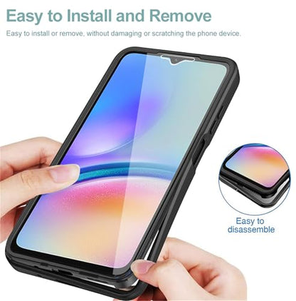 CCSamll for Samsung Galaxy A07 Case with Screen Protector QC Pink