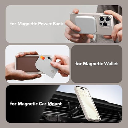GONEZ Magnetic for iPhone 14 Pro Max Case, Silicone Cover Stone - color: A-Stone, size: Iphone 14 Pro Max