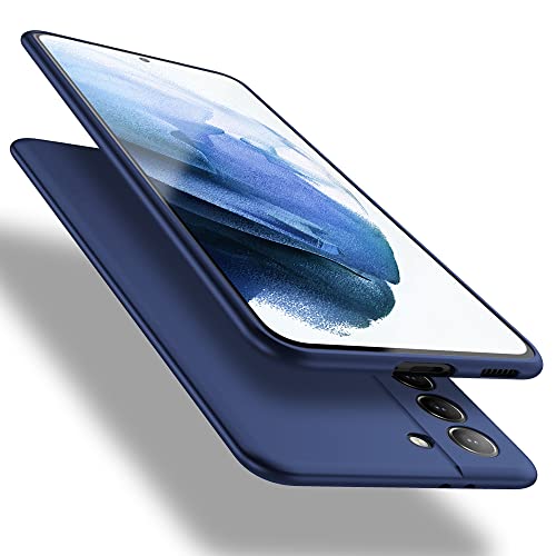 X-level for Samsung Galaxy S21+ Plus Case Slim Fit Soft TPU Super Thin [Guardian Series] S21 Plus Phone Back Cover Light Protective Matte Finish Coating Case Compatible Samsung S21+ Plus-Navy Blue - color: Navy blue