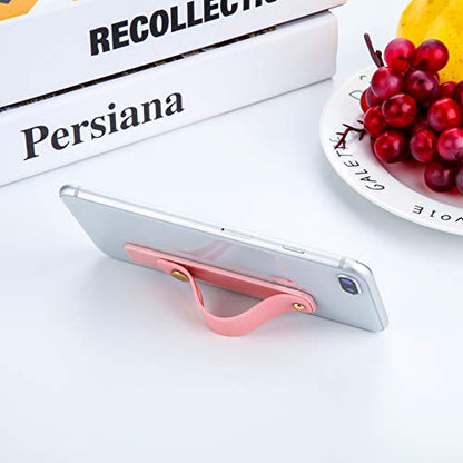 Weewooday 6 Pieces Phone Finger Strap Grip,Soft Colors,Classic - color: Soft Colors, style: Classic