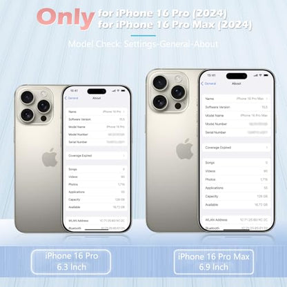 imluckies for iPhone 16 Pro - iPhone 16 Pro Max Camera Lens Protector, AR+AF Tempered Glass, 9H Ultra-Tough Metal Individual Lens Cover, HD Clear Camera Accessories - Glitter Natural Titanium - color: Glitter Natural Titanium